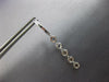 .60CT DIAMOND & AAA SAPPHIRE 14K WHITE GOLD MULTI FLOWER HUGGIE HANGING EARRINGS