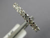 2.40CT DIAMOND 14K WHITE GOLD SHARED PRONG ETERNITY 3mm WEDDING ANNIVERSARY RING