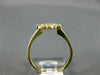 ESTATE .24CT DIAMOND 14KT YELLOW GOLD 3D CLASSIC OPEN HEART LOVE RING #24492