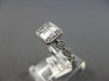 .41CT DIAMOND 14KT WHITE GOLD 3D ROUND & BAGUETTE INVISIBLE FILIGREE LOVE RING