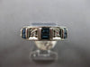 .51CT DIAMOND AND AAA SAPPHIRE 14KT WHITE GOLD ROUND & BAGUETTE ANNIVERSARY RING