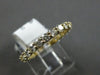 1.49CT DIAMOND 14K YELLOW GOLD 3D ROUND ETERNITY LUCIDA WEDDING ANNIVERSARY RING