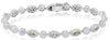 4.67CT WHITE & FANCY YELLOW DIAMOND 18KT WHITE GOLD 3D MARQUISE & ROUND BRACELET