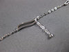 .11CT DIAMOND 14KT WHITE GOLD 3D MULTI LEAF BY THE YARD CHANDELIER FUN BRACELET