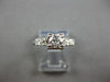 ANTIQUE .57CT OLD MINE DIAMOND PLATINIM FISHTAIL 5 STONE ENGAGEMENT RING #28024