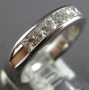 .75CT DIAMOND 14KT WHITE GOLD CLASSIC PRINCESS CHANNEL WEDDING ANNIVERSARY RING