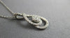 .21CT DIAMOND 14KT WHITE GOLD 3D CLUSTER FLOWER TEAR DROP FUN FLOATING PENDANT