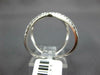 ESTATE .50CT DIAMOND 18KT WHITE GOLD 3D X CLASSIC INFINITY CRISS CROSS LOVE RING