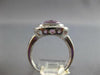 4.15CT DIAMOND & AAA PINK QUARTZ 14K WHITE GOLD CUSHION & ROUND MULTI HEART RING