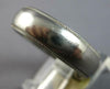 ESTATE PLATINUM 3D SOLID 6MM CLASSIC MILGRAIN WEDDING ANNIVERSARY RING