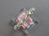 .24CT DIAMOND 14KT WHITE GOLD 3D 7 STONE FILIGREE MATTE & SHINY ANNIVERSARY RING