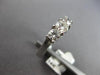1.0CT DIAMOND 14KT WHITE GOLD ROUND 3 STONE PAST PRESENT FUTURE ENGAGEMENT RING