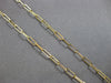 ESTATE 18KT YELLOW GOLD 3D CLASSIC OVAL LINK FUN CHAIN NECKLACE