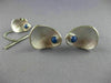 LARGE 2.20CT AAA STAR SAPPHIRE 14KT WHITE GOLD HANDCRAFTED CUFF LINK PIN SET