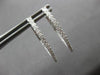.72CT DIAMOND 18KT WHITE GOLD CLASSIC INSIDE OUT OVAL HOOP FUN HANGING EARRINGS