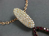 ANTIQUE 5.80CT DIAMOND & AAA TURQUOISE 14K WHITE GOLD HALO ETOILE NECKLACE 21870