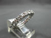 3.0CT ROUND DIAMOND 14K WHITE GOLD 3D SHARE PRONG ETERNITY ANNIVERSARY RING 1352