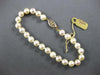 LONG AAA SOUTH SEA PEARL 14KT YELLOW GOLD CLASSIC 6.5MM FILIGREE BRACELET #27756