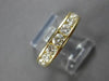 WIDE .91CT DIAMOND 14K YELLOW GOLD ROUND 7 STONE WEDDING ANNIVERSARY RING #27790
