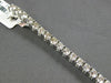 ESTATE 7.30CT DIAMOND 14KT WHITE GOLD 3D CLASSIC FOUR PRONG TENNIS BRACELET