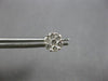 .50CT DIAMOND 14KT YELLOW GOLD CLUSTER INVISIBLE FLOWER SCREWBACK STUD EARRINGS