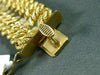 ANTIQUE WIDE & LONG 18K YELLOW GOLD GRADUATING HANDCRAFTED WOVEN BRACELET #22216