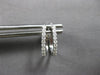 SMALL .15CT DIAMOND 14KT WHITE GOLD 2MM OVAL LEVERBACK HANGING EARRINGS #27906
