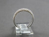 .71CT DIAMOND 18KT WHITE GOLD PAVE 3 ROW SEMI ETERNITY WEDDING ANNIVERSARY RING