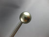 ESTATE LARGE AAA TAHITIAN PEARL 14KT WHITE GOLD 3D 12.5MM CLASSIC STUD EARRINGS