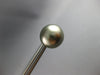 ESTATE LARGE AAA TAHITIAN PEARL 14KT WHITE GOLD 3D 12.5MM CLASSIC STUD EARRINGS