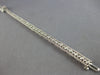.80CT DIAMOND 14KT WHITE GOLD FILIGREE PAST PRESENT FUTURE FUN TENNIS BRACELET