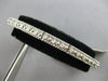 .80CT DIAMOND 14KT WHITE GOLD FILIGREE PAST PRESENT FUTURE FUN TENNIS BRACELET