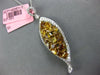 5.58CT WHITE & INTENSE FANCY YELLOW DIAMOND 18K 2 TONE GOLD 3D TEAR DROP PENDANT