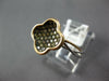 .51CT MULTI COLOR DIAMOND 14KT WHITE & ROSE GOLD 4 LEAF CLOVER FLOWER LOVE RING