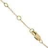 ESTATE .75CT DIAMOND 14KT YELLOW GOLD 3D CLASSIC ROUND BY THE YARD LOVE BRACELET