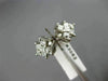 ESTATE LARGE 1.55CT DIAMOND 14KT WHITE GOLD 3D SEMI MOUNT ENGAGEMENT RING #18168