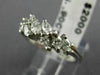 ESTATE .90CT MARQUISE DIAMOND 14KT WHITE GOLD 3D WEDDING ANNIVERSARY RING #18141