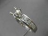 LARGE 2.20CT DIAMOND 14KT WHITE GOLD PRINCESS SEMI MOUNT ENGAGEMENT RING #21990