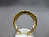 ESTATE WIDE .18CT DIAMOND 14KT YELLOW GOLD CLASSIC GREEK DESIGN ANNIVERSARY RING