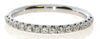 .35CT DIAMOND 18KT WHITE GOLD 3D 2MM SHARED PRONG SEMI ETERNITY ANNIVERSARY RING