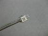 ESTATE .50CT PRINCESS CUT DIAMOND 14KT WHITE GOLD SOLITAIRE EARRINGS #22061