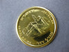 ESTATE 18KT YELLOW GOLD 3D ISRAELI JERUSALEM MENORAH COIN PERFECT GIFT!!! #27059
