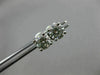 CLASSIC 1.07CT ROUND DIAMOND PLATINUM 4 PRONG 3D STUD EARRINGS F/G VS/SI1 #2048