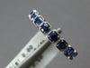 .60CT AAA SAPPHIRE 14K WHITE GOLD ROUND FILIGREE SEMI ETERNITY ANNIVERSARY RING