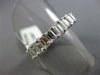 ESTATE 4.60CT EMERALD CUT DIAMOND 14K WHITE GOLD ETERNITY ANNIVERSARY RING #2366