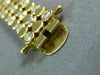 ESTATE WIDE 2.70CT DIAMOND 14KT YELLOW GOLD CLASSIC 3 ROW ETOILE BRACELET #2625