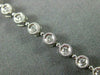 ESTATE .68CT ROUND DIAMOND 14KT WHITE GOLD FILIGREE ROUND TENNIS BRACELET #21156