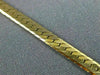 ESTATE LONG 14KT YELLOW GOLD 3D CLASSIC HERRINGBONE CHAIN BRACELET #25321