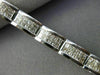 ESTATE WIDE & LONG 1.35CT DIAMOND 18KT WHITE GOLD ETOILE LOVE TENNIS BRACELET