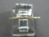 ESTATE .15CT DIAMOND 18K YELLOW GOLD ROUND 1MM ETERNITY WEDDING ANNIVERSARY RING